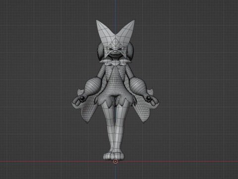 Meowscarada - Pokemon Horizons 3D Model