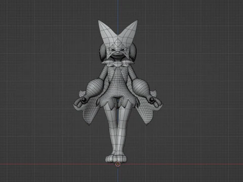 Meowscarada - Pok&eacute;mon Horizontes Modelo 3D