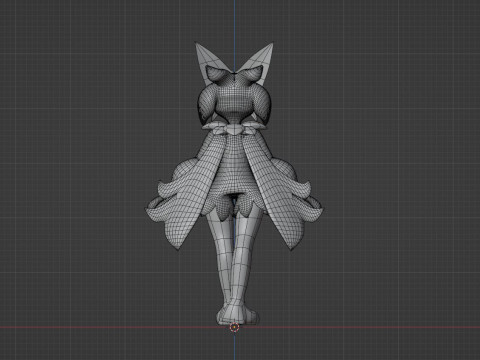 Meowscarada - Pokemon Horizons 3D Model