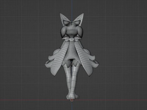 Meowscarada - Pok&eacute;mon Horizontes Modelo 3D