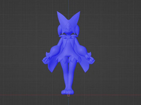 Meowscarada - Pok&eacute;mon Horizontes Modelo 3D