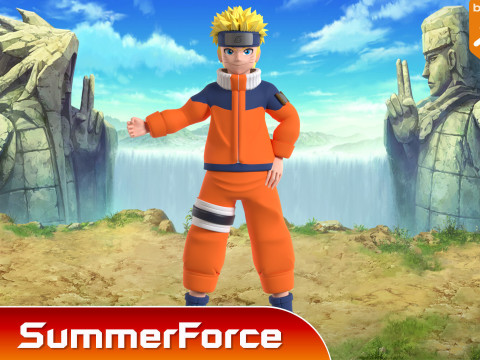 Naruto Uzumaki - Naruto Shippuden 3D Model