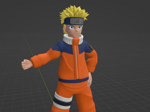 Naruto Uzumaki - Naruto Shippuden 3D Model