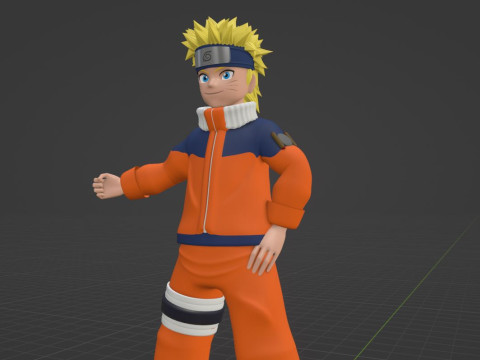 Naruto Uzumaki - Naruto Shippuden 3D Model