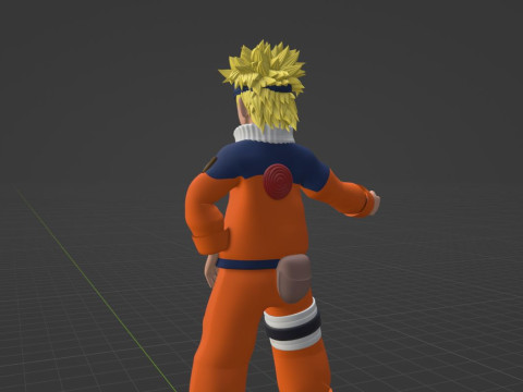 Naruto Uzumaki - Naruto Shippuden 3D Model