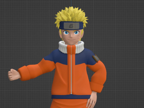 Naruto Uzumaki - Naruto Shippuden 3D Model