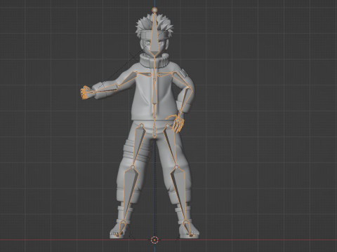 Naruto Uzumaki - Naruto Shippuden 3D Model