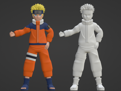 Naruto Uzumaki - Naruto Shippuden 3D Model