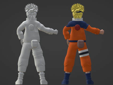 Naruto Uzumaki - Naruto Shippuden 3D Model
