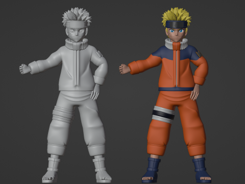 Naruto Uzumaki - Naruto Shippuden 3D Model