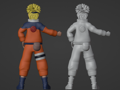 Naruto Uzumaki - Naruto Shippuden 3D Model