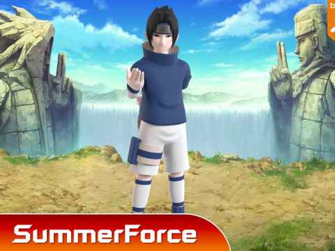 Sasuke Uchiha - Naruto Shippuden 3D Model