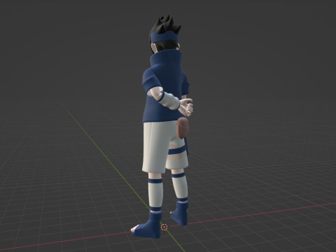 Sasuke Uchiha - Naruto Shippuden 3D Model