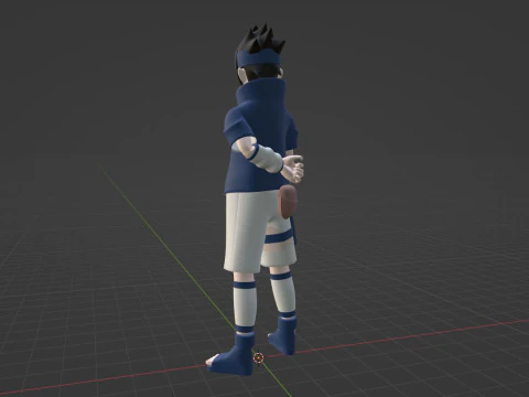Sasuke Uchiha - Naruto Shippuden 3D Model