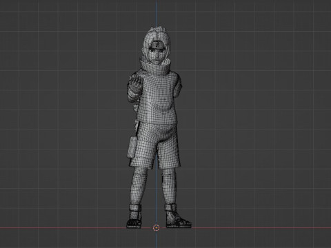 Sasuke Uchiha - Naruto Shippuden 3D Model