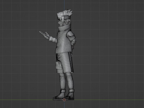 Sasuke Uchiha - Naruto Shippuden 3D Model