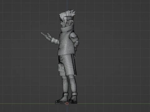 Sasuke Uchiha - Naruto Shippuden 3D Model