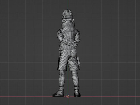 Sasuke Uchiha - Naruto Shippuden 3D Model