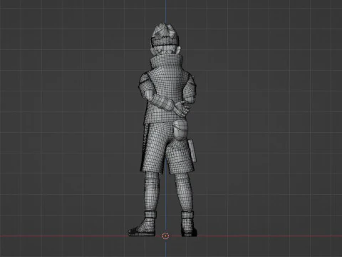 Sasuke Uchiha - Naruto Shippuden 3D Model