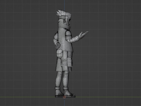 Sasuke Uchiha - Naruto Shippuden 3D Model