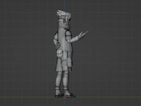 Sasuke Uchiha - Naruto Shippuden 3D Model