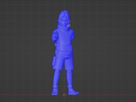 Sasuke Uchiha - Naruto Shippuden 3D Model