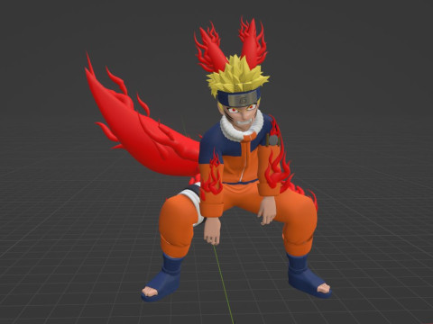 Naruto One Tail - Naruto Shippuden 3D Модель