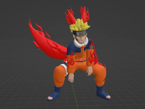 Naruto One Tail - Naruto Shippuden 3D Model