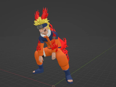Naruto One Tail - Naruto Shippuden 3D Model