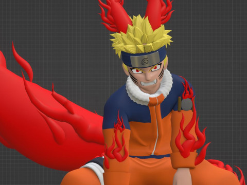 Naruto One Tail - Naruto Shippuden 3D Модель
