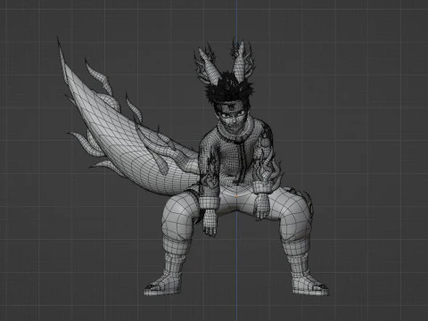 Naruto One Tail - Naruto Shippuden 3D Model