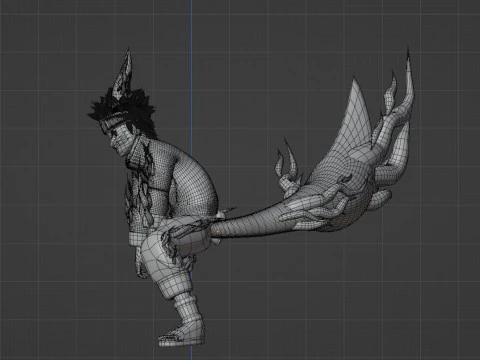 Naruto One Tail - Naruto Shippuden 3D Model