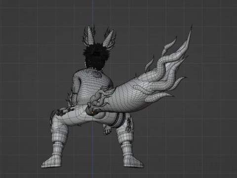 Naruto One Tail - Naruto Shippuden 3D Model