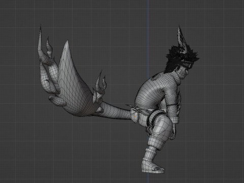 Naruto One Tail - Naruto Shippuden 3D Модель