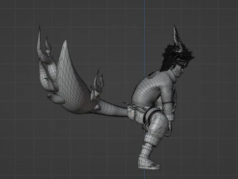 Naruto One Tail - Naruto Shippuden 3D Model