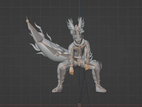 Naruto One Tail - Naruto Shippuden 3D Model