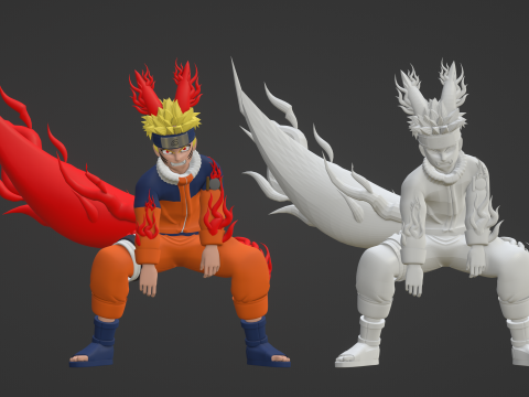 Naruto One Tail - Naruto Shippuden 3D Модель