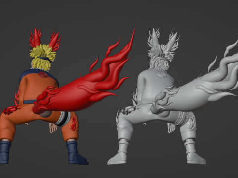 Naruto One Tail - Naruto Shippuden 3D Модель