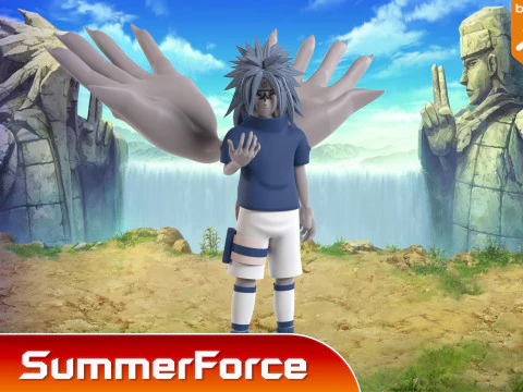 Sasuke Cursed Seal - Naruto Shippuden 3D Model