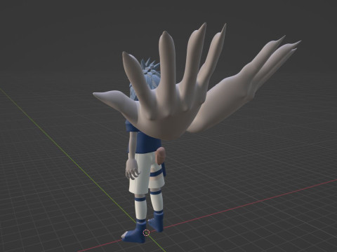 Sasuke Cursed Seal - Naruto Shippuden Model 3D