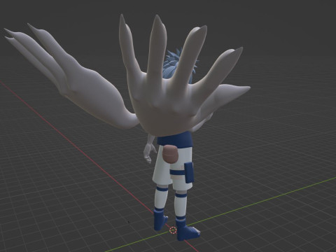 Sasuke Cursed Seal - Naruto Shippuden Model 3D