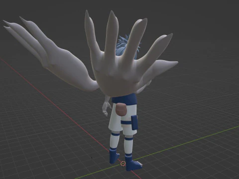 Sasuke Cursed Seal - Naruto Shippuden 3D Model
