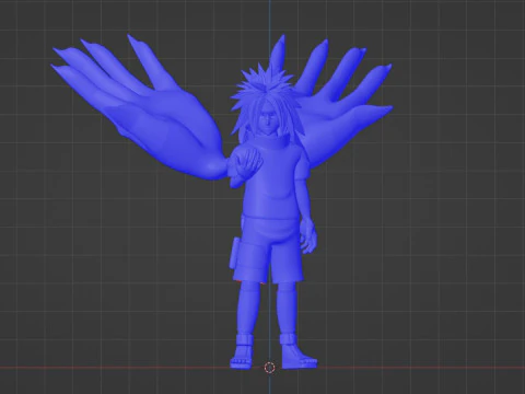 Sasuke Cursed Seal - Naruto Shippuden 3D Model