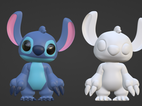 Stitch - Lilo and Stitch Model 3D