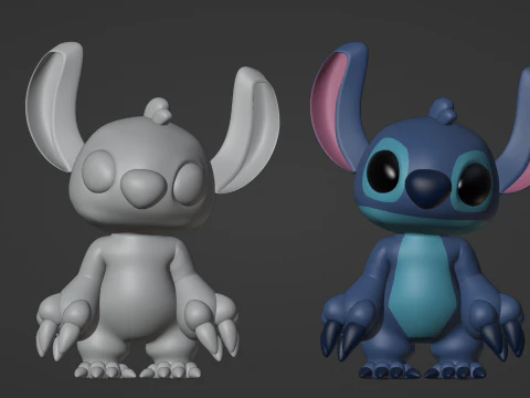 Stitch - Lilo and Stitch 3D Model