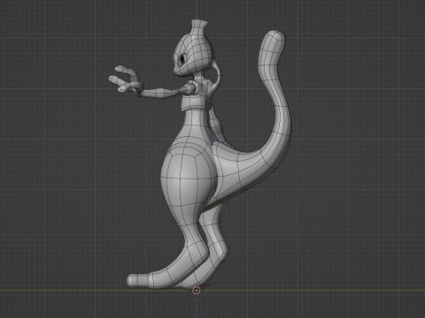 Mewtwo - Pokemon 3D Модель