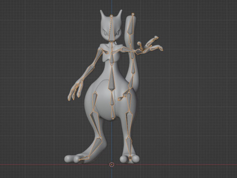 Mewtwo - Pokemon 3D Модель