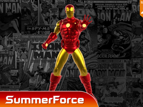 Ironman Classic - Marvel Comic 3Dモデル