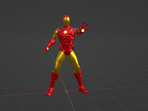 Ironman Classic - Marvel Comic 3Dモデル