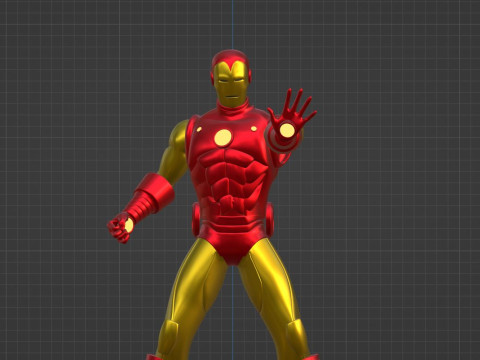 Ironman Classic - Marvel Comic 3Dモデル